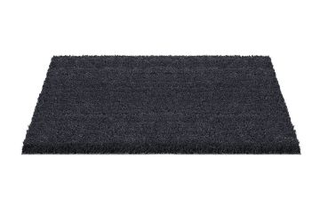 Tapis coco sur mesure - anthracite - 17mm