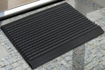 Paillasson extérieur - Outline 60x90 cm - gris foncé